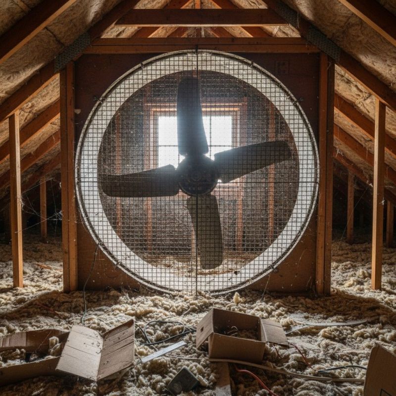 Attic Fan Installation